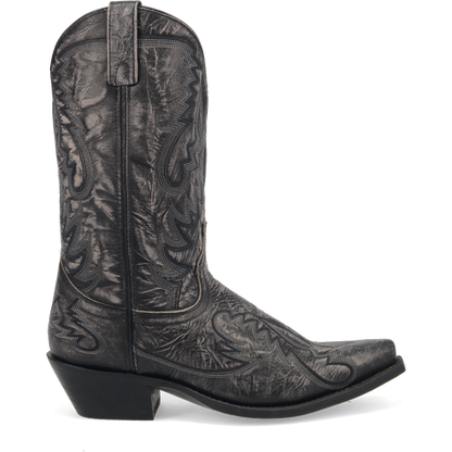 Laredo Garrett Distressed Black Snip Toe