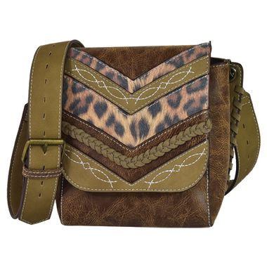 Catchfly Animal Print Crossbody Purse