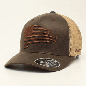 Ariat Brown Flag Hat
