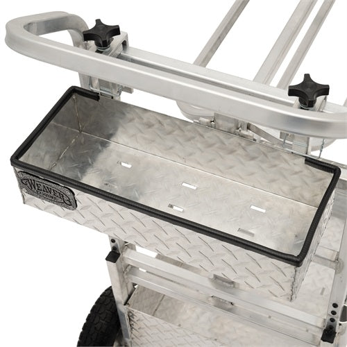 Weaver Rolling Barn Utility Cart with Saddle Rack & Grooming Basket