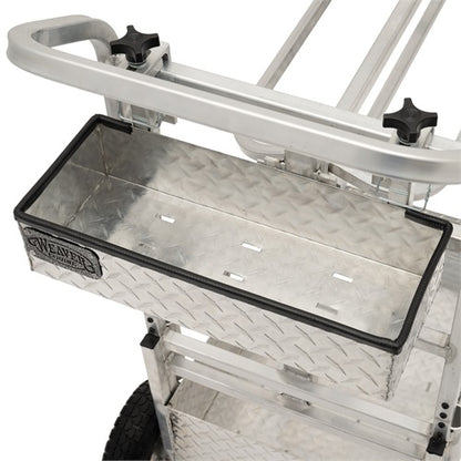 Weaver Rolling Barn Utility Cart with Saddle Rack & Grooming Basket