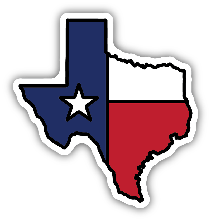 Stickers Northwest Texas State Flag