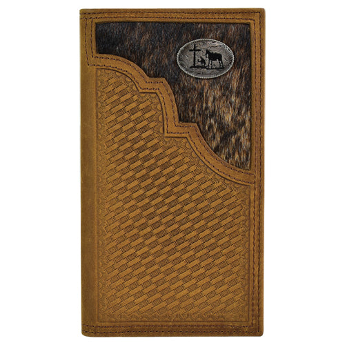 Justin Hair On/Praying Cowboy Rodeo Wallet