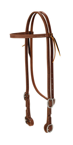 Weaver ProTack Browband Headstall with Buckle Bit Ends