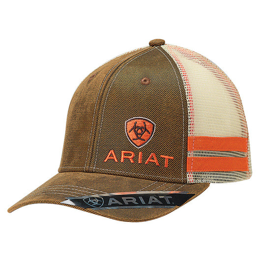 Ariat Brown/Orange Logo Cap