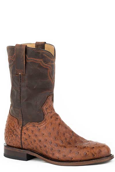 Stetson Burnished Cognac Ostrich Roper
