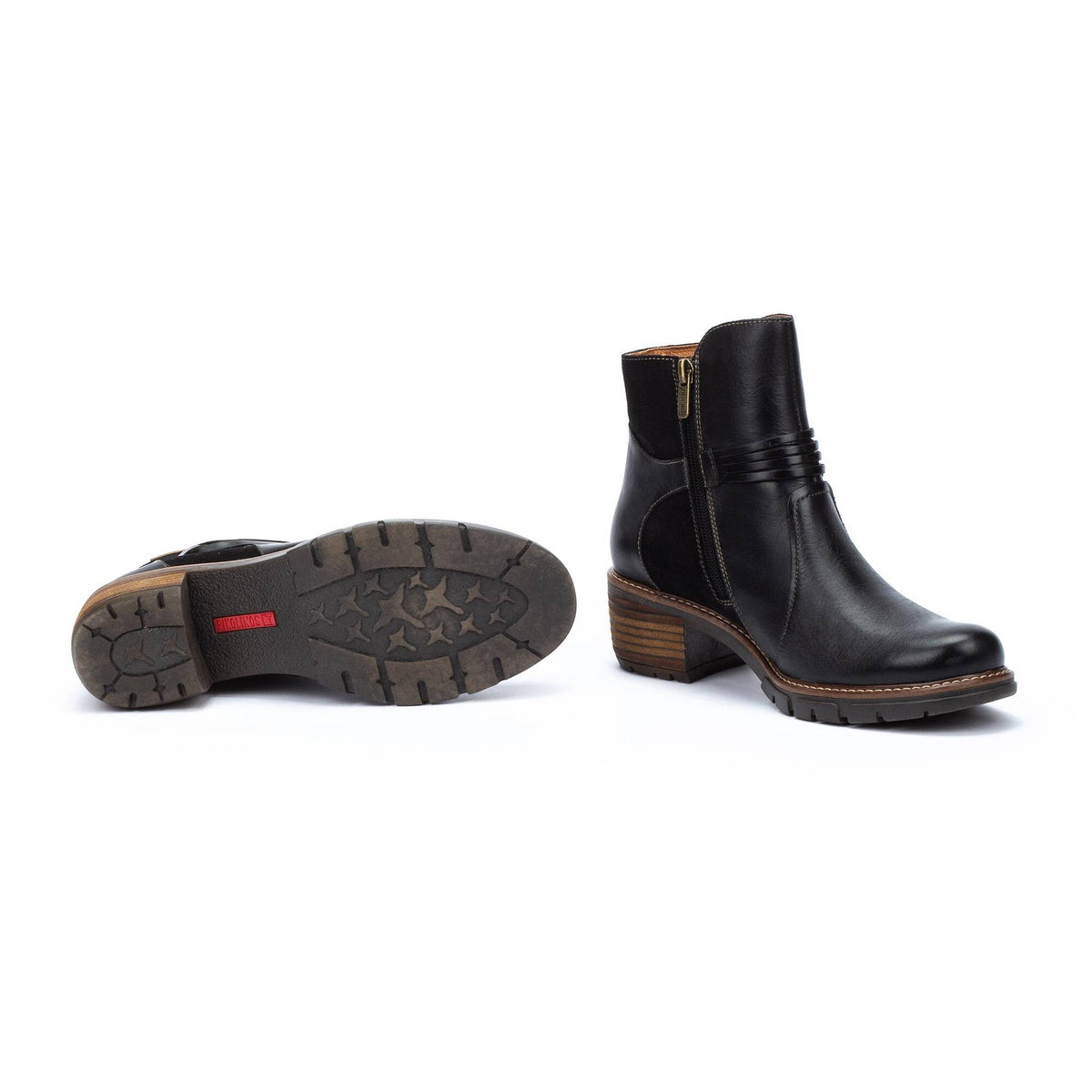 Pikolinos San Sebastian Bootie Zip Black