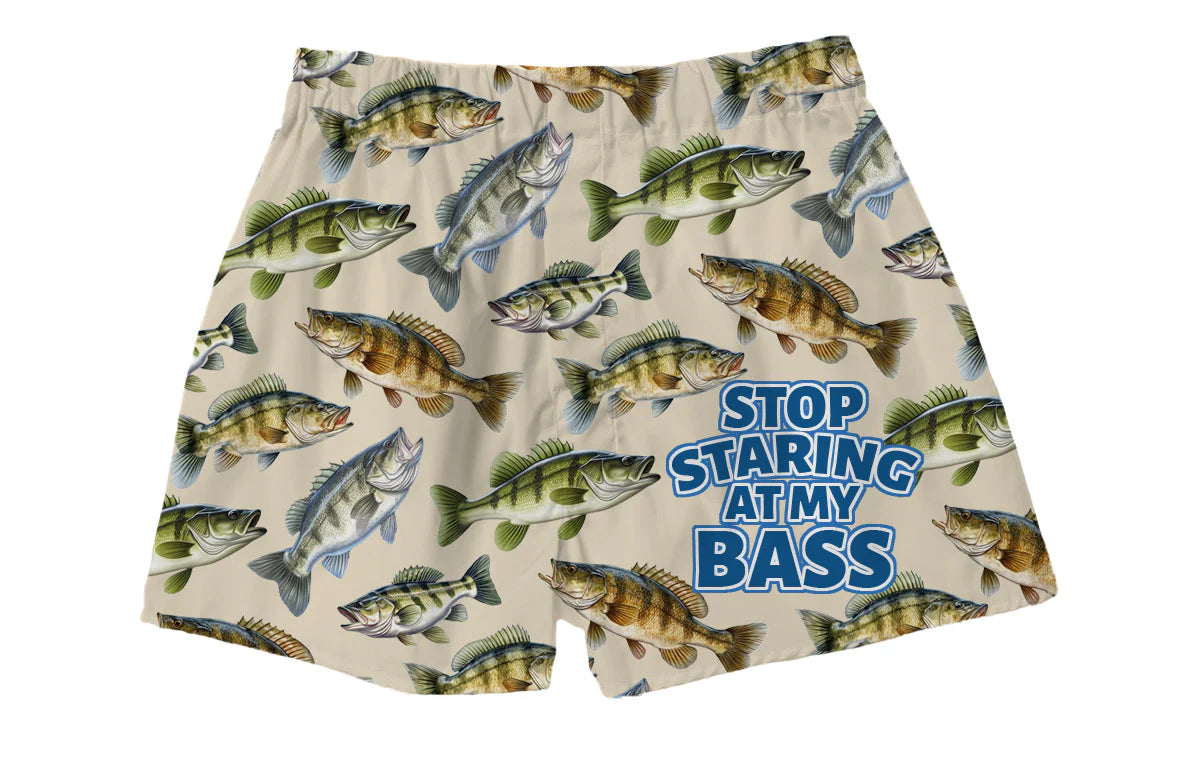 Brief Insanity Stop Staring at My Bass Boxers
