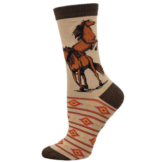 Socksmith Bamboo Wild Wild Horses Hemp