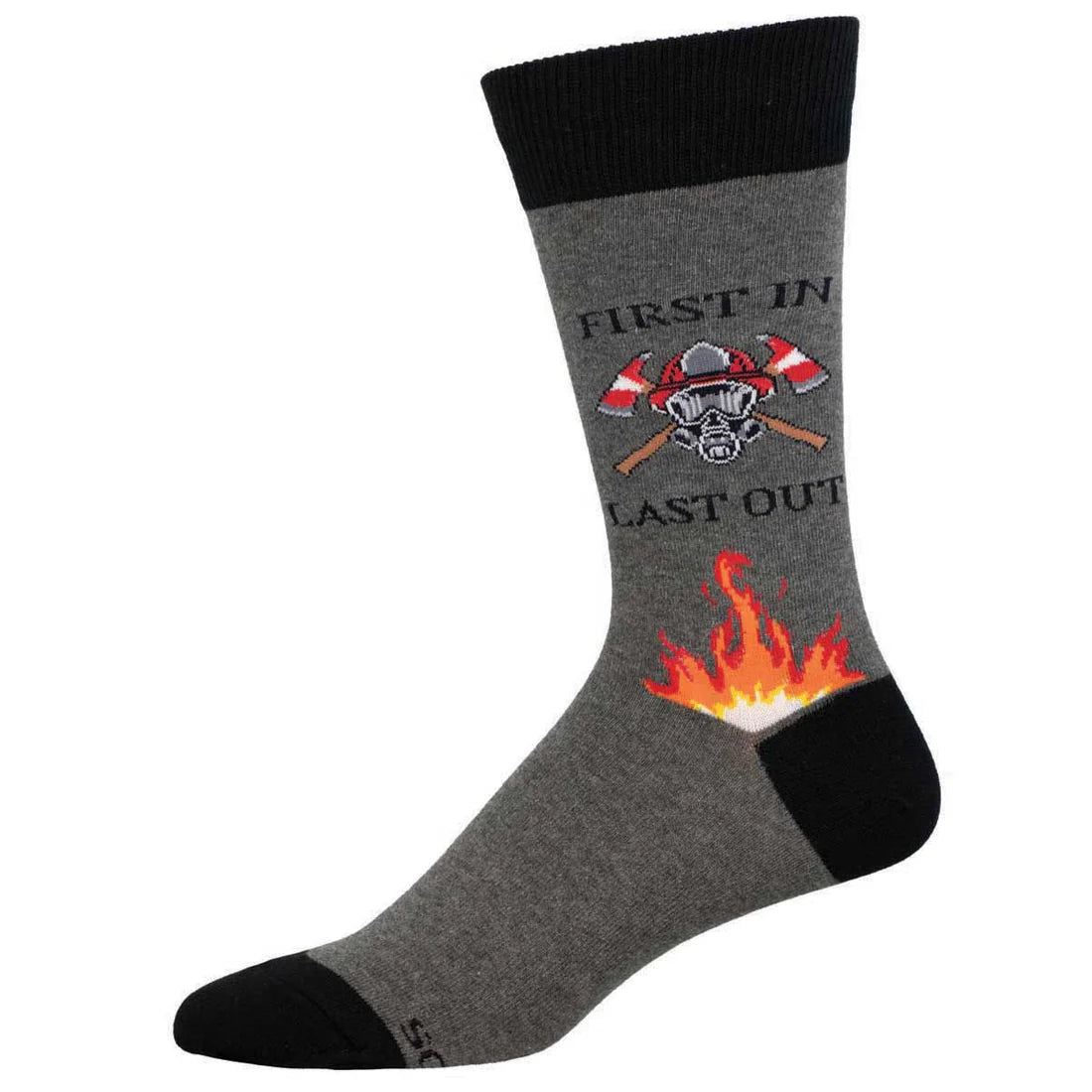 Socksmith Men First In Last Out Gray