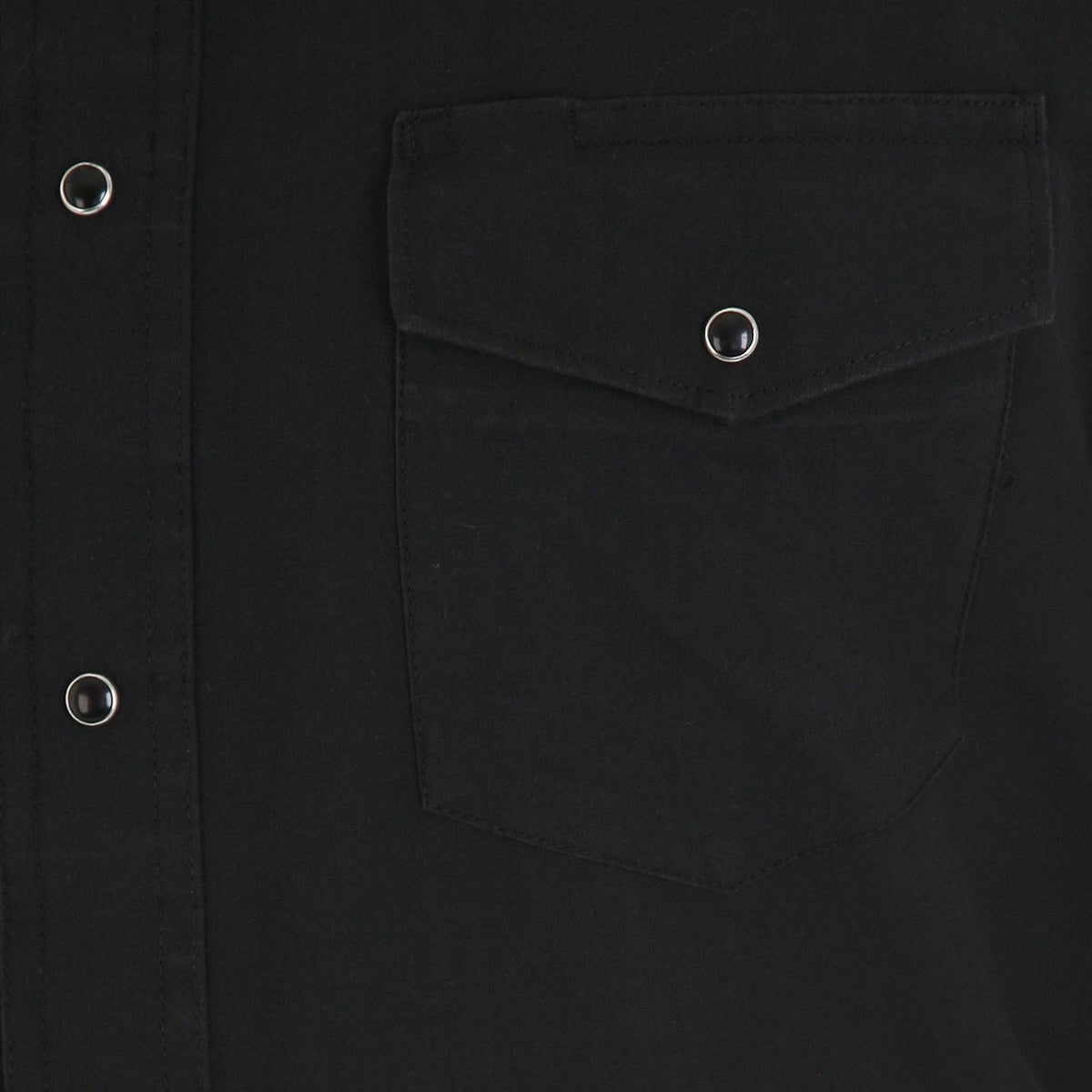 Wrangler Long Sleeve Black Pearl Snap
