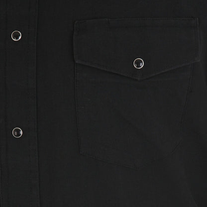 Wrangler Long Sleeve Black Pearl Snap