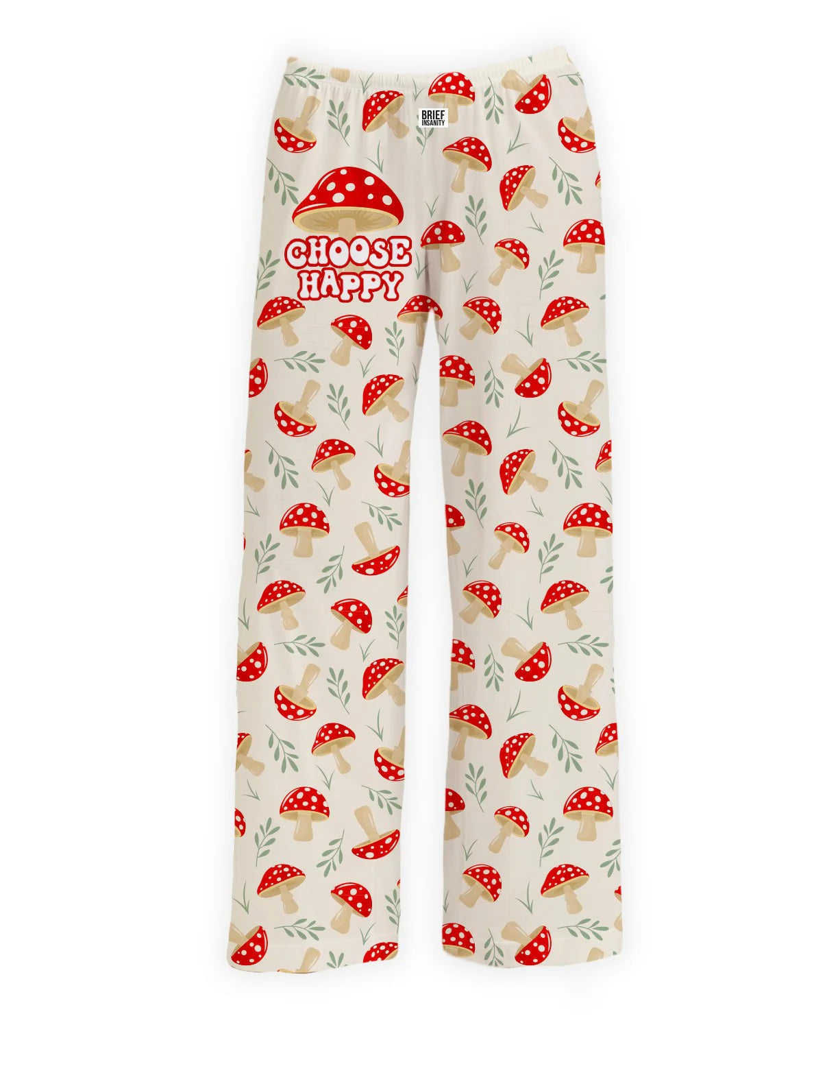 Brief Insanity Choose Happy Mushroom Lounge Pant