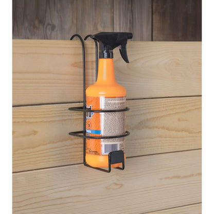 Tough 1 Wire Spray Bottle Hook/Holder Black