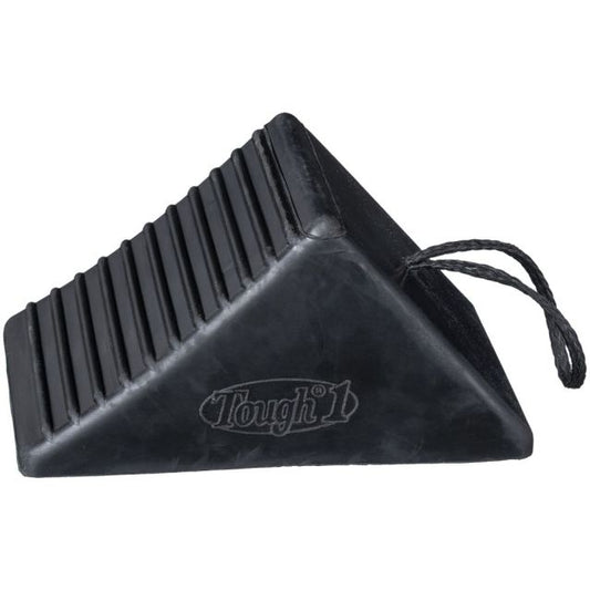Tough 1 Black Rubber Trailer Chock