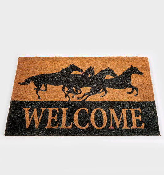Giftcraft Coir Horse Welcome Mat