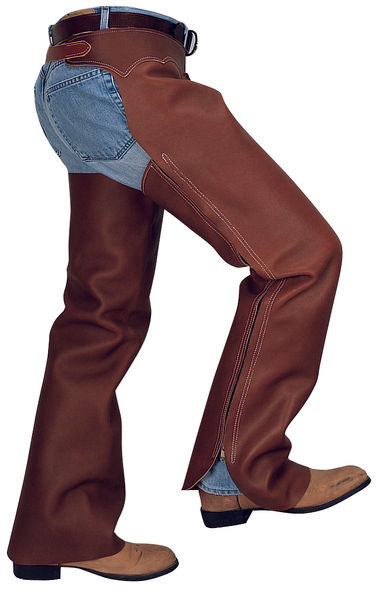 Weaver Full Grain Shotgun Leather Chaps