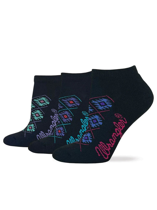 Wrangler Ladies Fun and Comfy Low Cuts 3 Pack