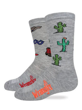 Wrangler Kids Western Boot Sock 2 Pack