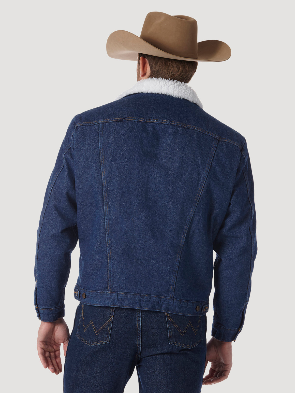 Wrangler Denim Jacket with Fleece Collar
