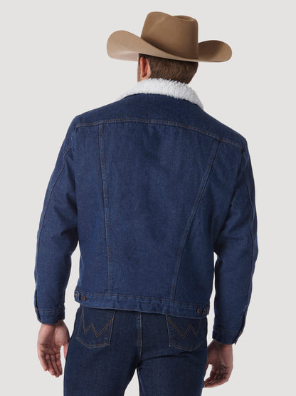 Wrangler Denim Jacket with Fleece Collar