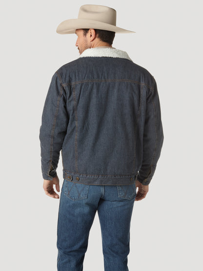 Wrangler Sherpa Lined Denim Jacket