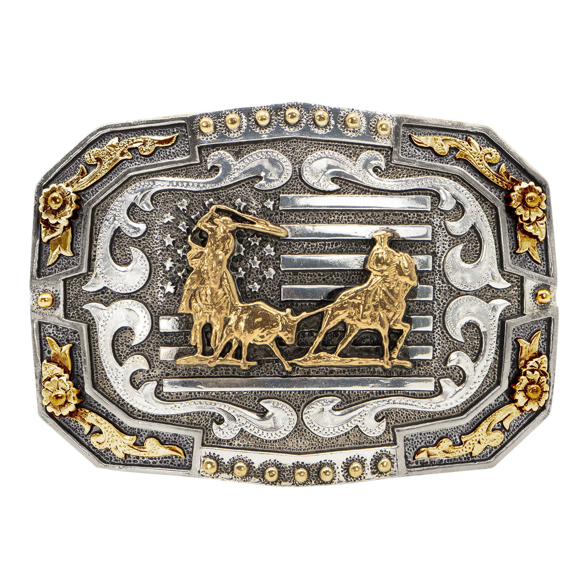 Andwest Team Roper Flag Buckle