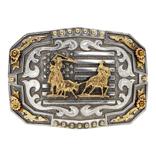 Andwest Team Roper Flag Buckle