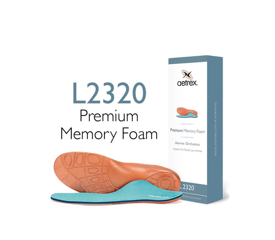 Aetrex L2320 Orthotics Premium Memory Foam Men