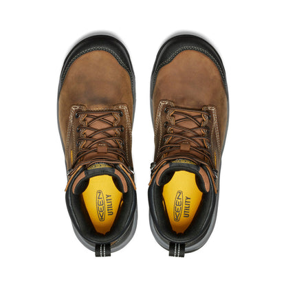 Keen Evanston 6" Bison/Black Composite Toe Waterproof EH