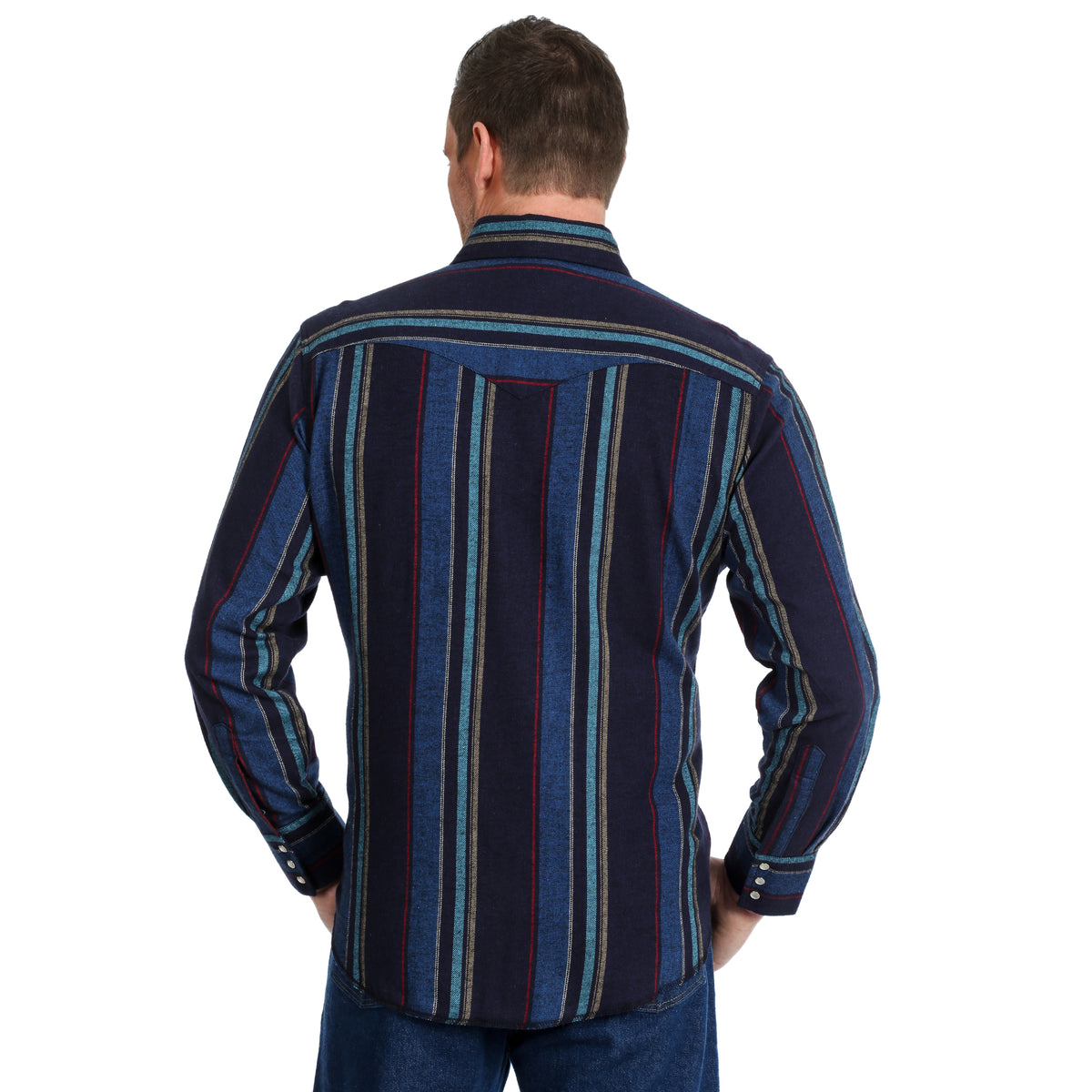 Wrangler Flannel Assorted Colors Stripe Shirt