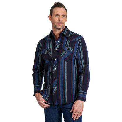 Wrangler Flannel Assorted Colors Stripe Shirt