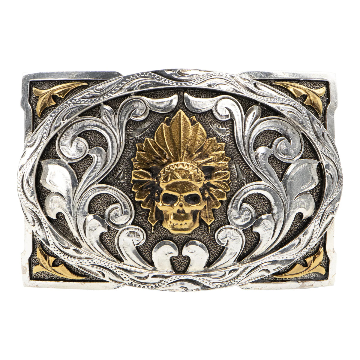 AndWest Skull Chief Buckle