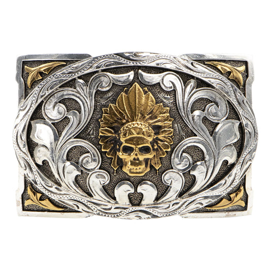 AndWest Skull Chief Buckle