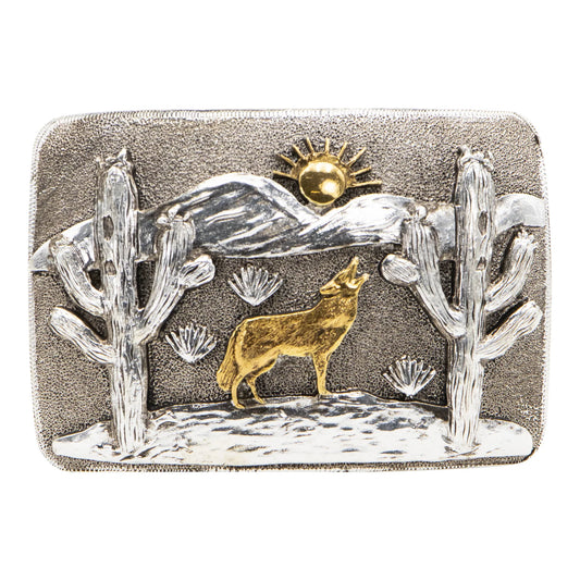 Andwest Desert Coyote Buckle