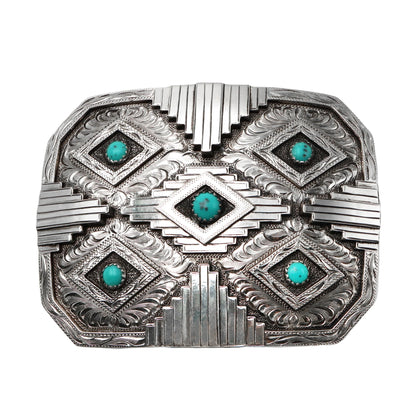 Andwest Cast Blanket Aztec Buckle