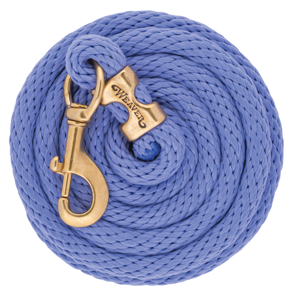 Weaver Poly Lead Rope Solid Brass Snap