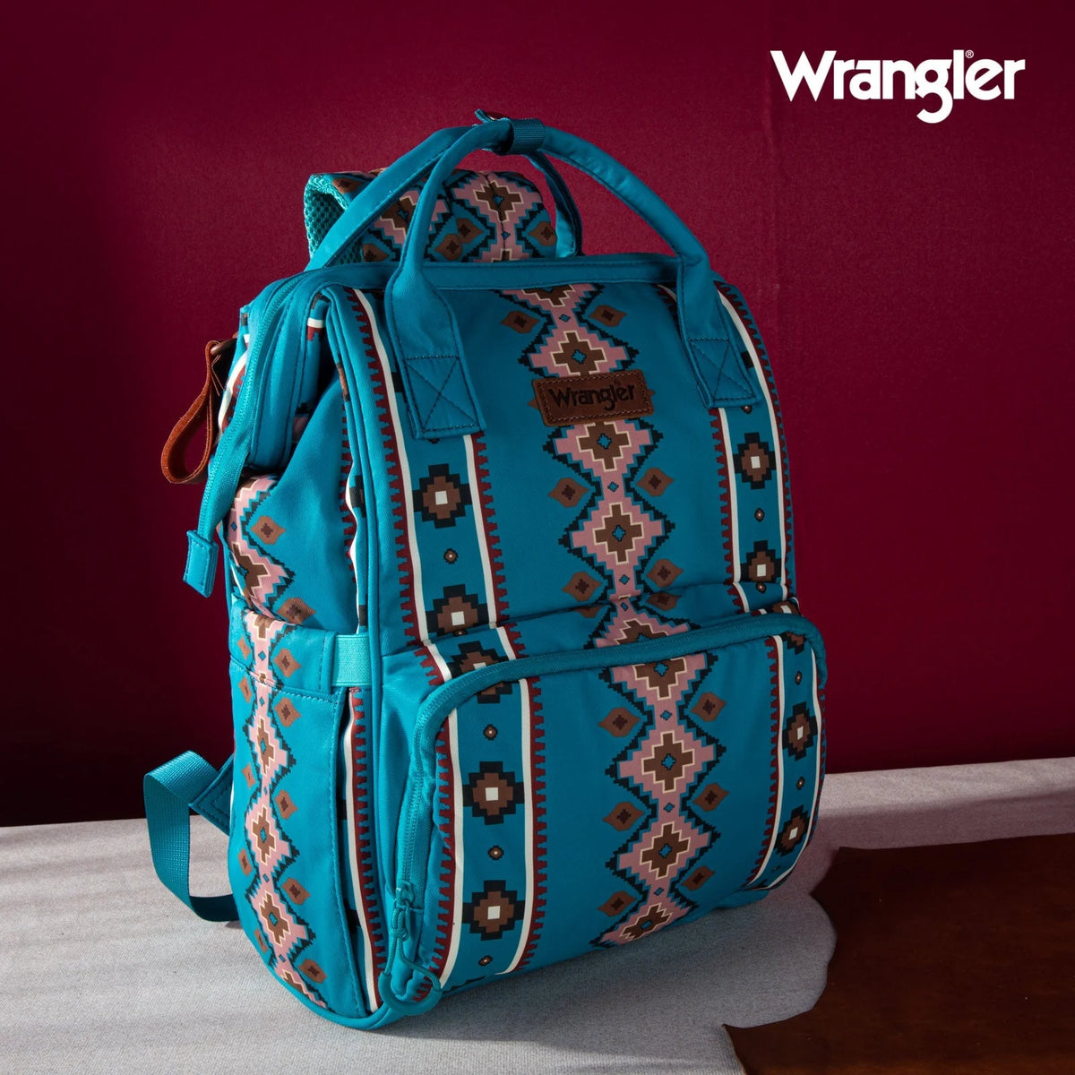 Montana West Wrangler Aztec Callie Diaper Backpack