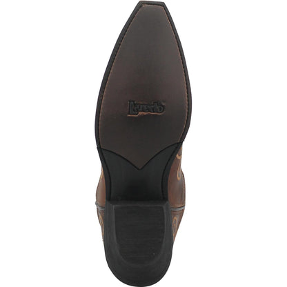 Laredo Brown Rose Snip Toe