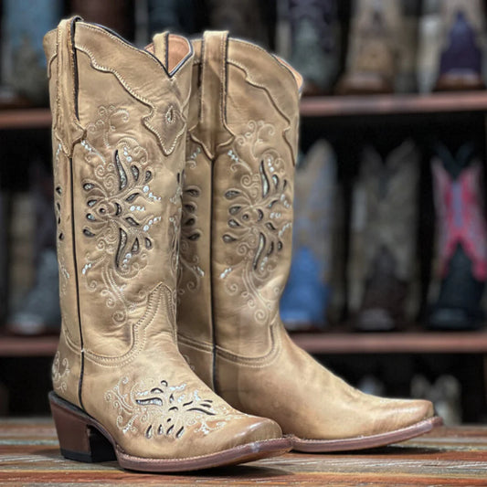 Tanner Mark Sand/Brown Butterfly Inlay