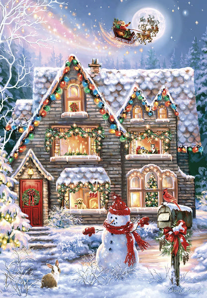 Leanin' Tree Boxed Christmas Cards - Season's Gleamings Glitter