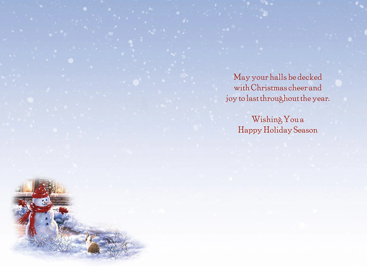 Leanin' Tree Boxed Christmas Cards - Season's Gleamings Glitter