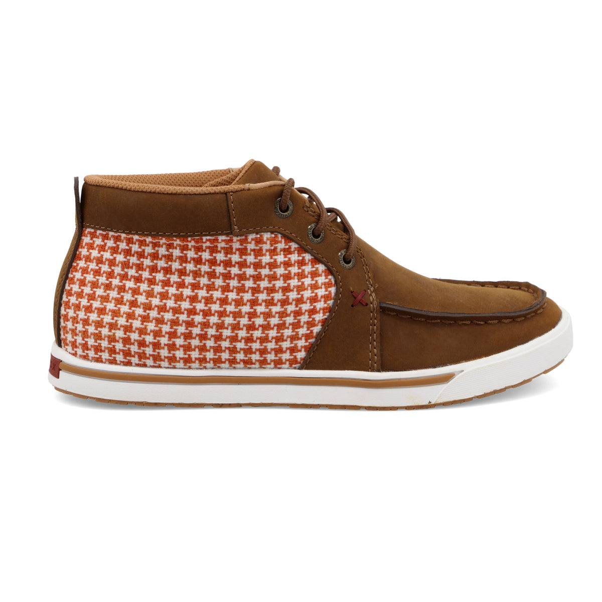 Twisted X Kicks Chukka Distressed Saddle/Orange