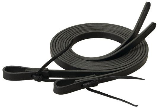 Weaver Black Leather Split Reins 5/8" x 7'