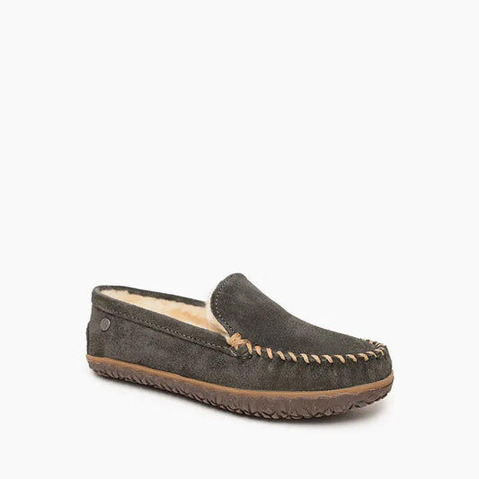 Minnetonka Sheepskin Terese Charcoal