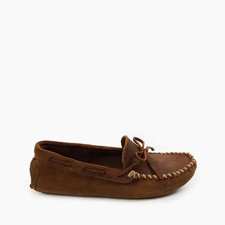Minnetonka Classic Driver Brown Ruff