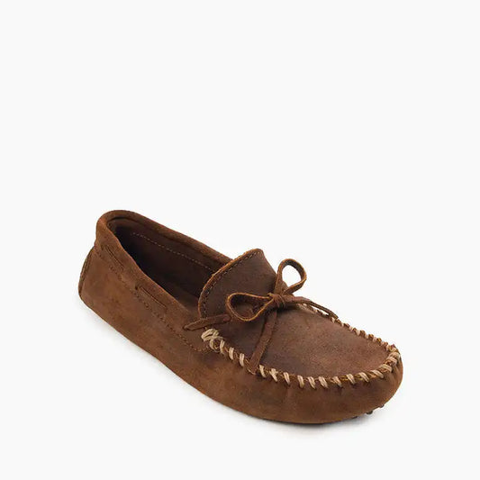 Minnetonka Classic Driver Brown Ruff