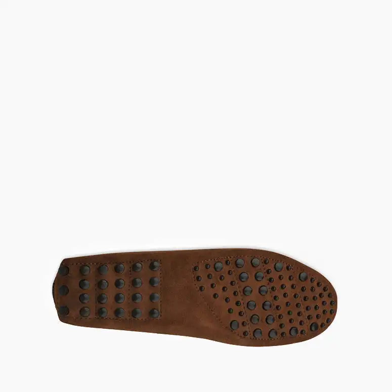 Minnetonka Classic Driver Brown Ruff