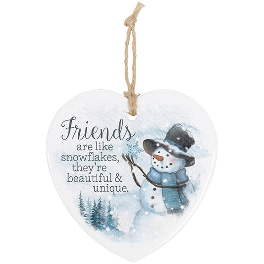 Carson Christmas Heart Ornament Friends