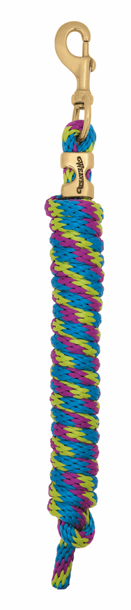 Weaver Poly Lead Rope Solid Brass Snap